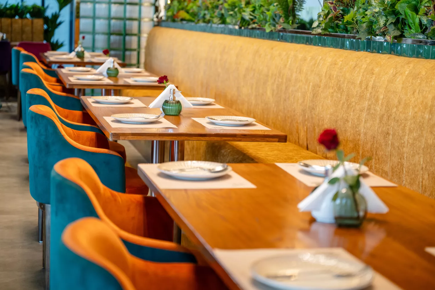 AIRA banquette row