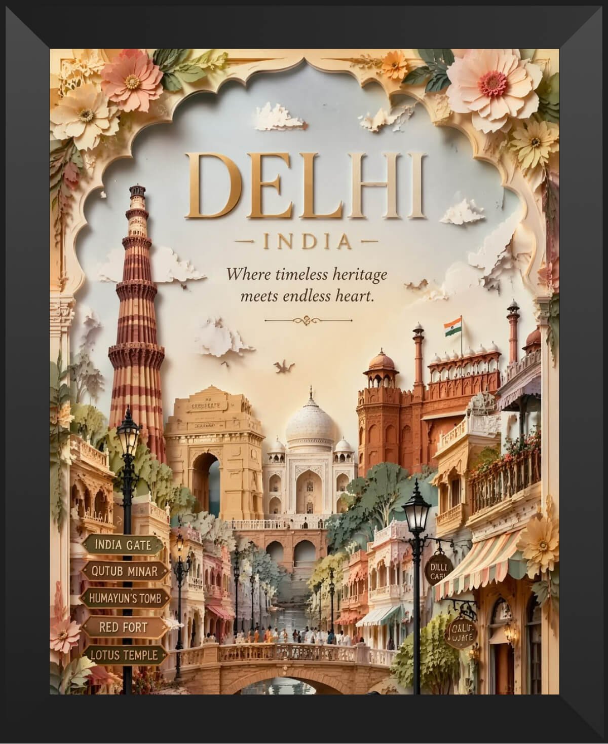 Delhi heritage frame