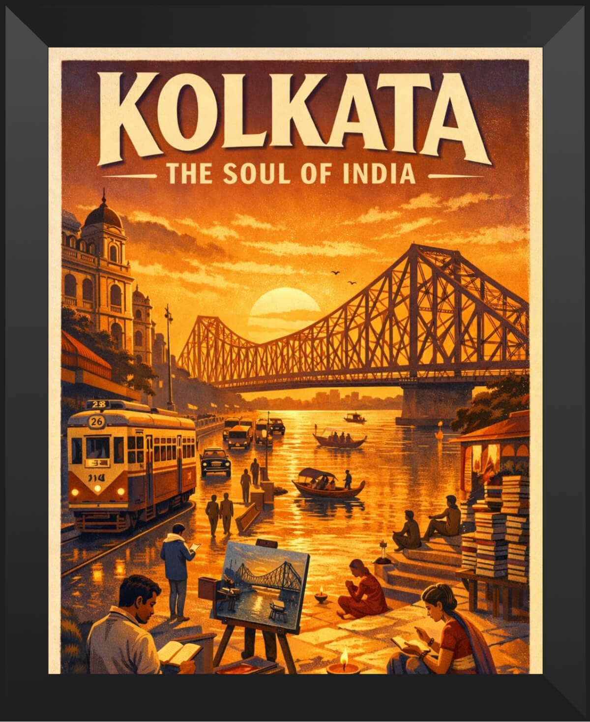 Kolkata sunset frame